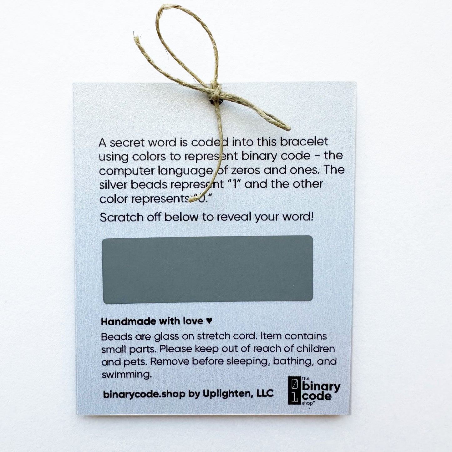 Custom Secret Word Bracelet