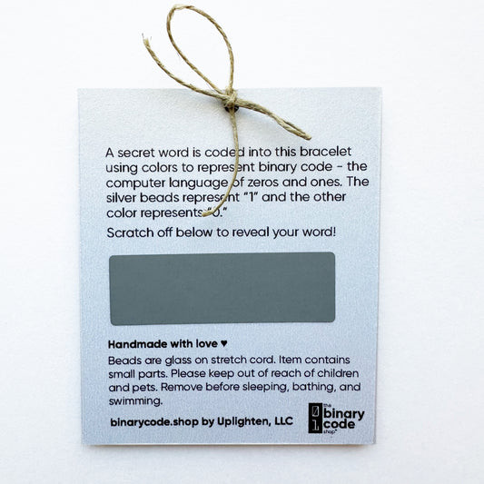 Custom Secret Word Bracelet