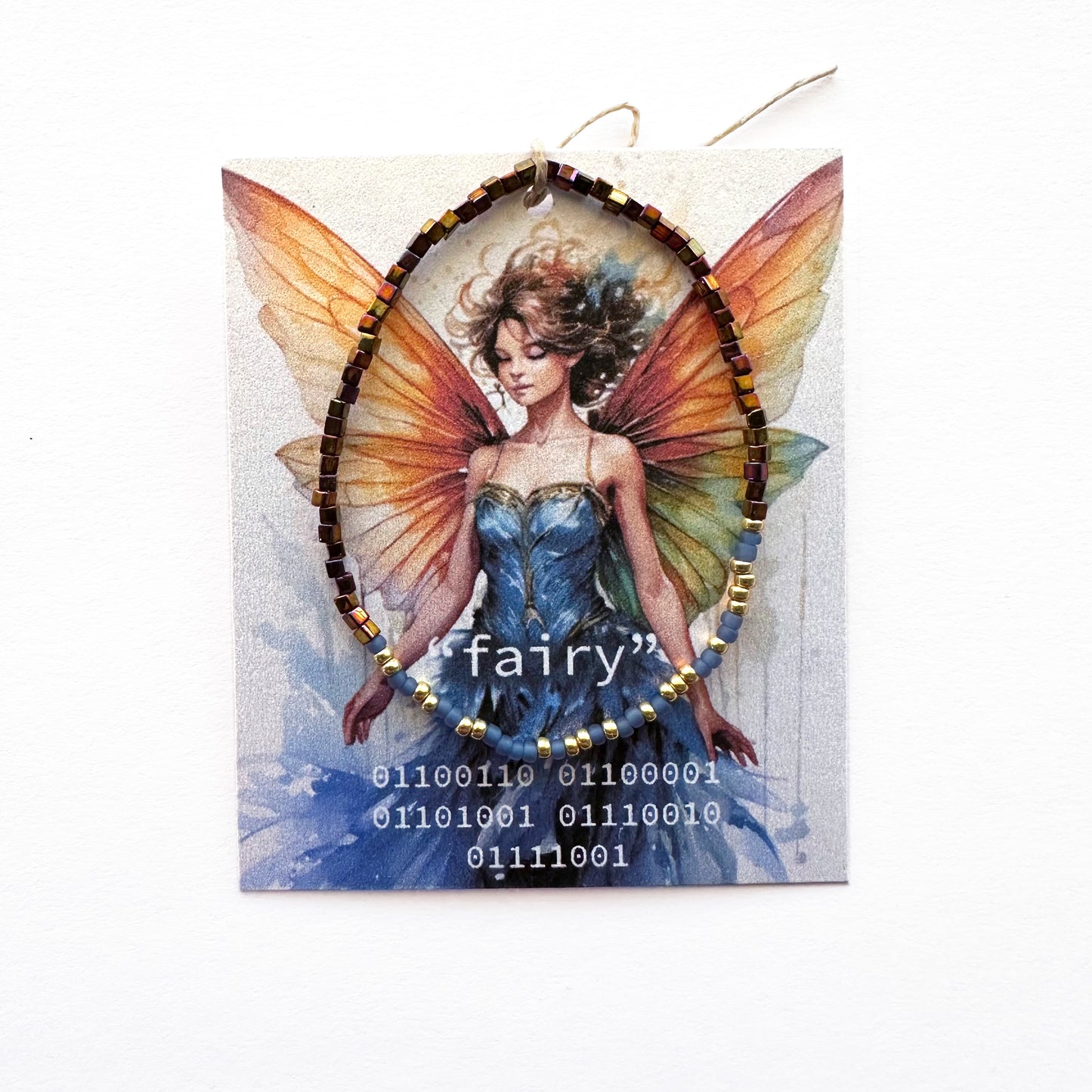 "fairy" Binary Code Bracelet