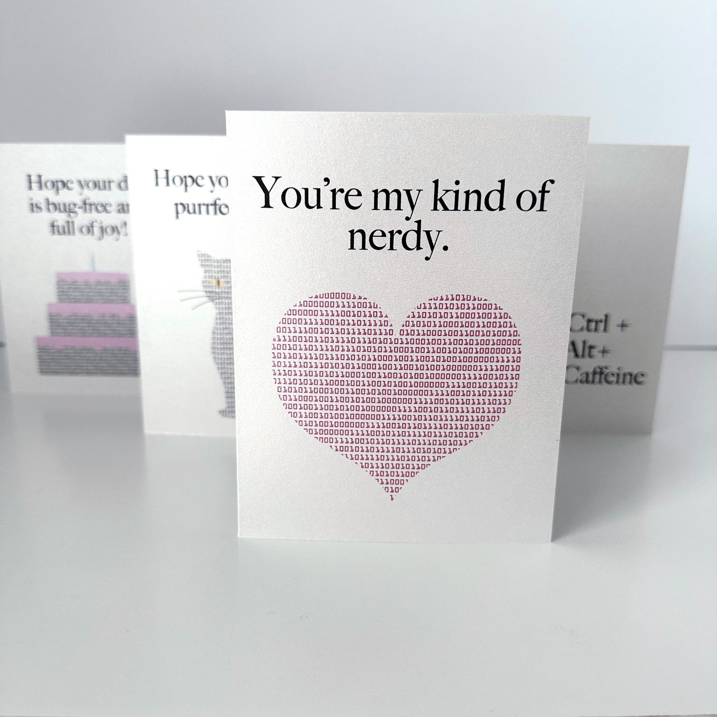 Binary Code Greeting Card-My Kind of Nerdy
