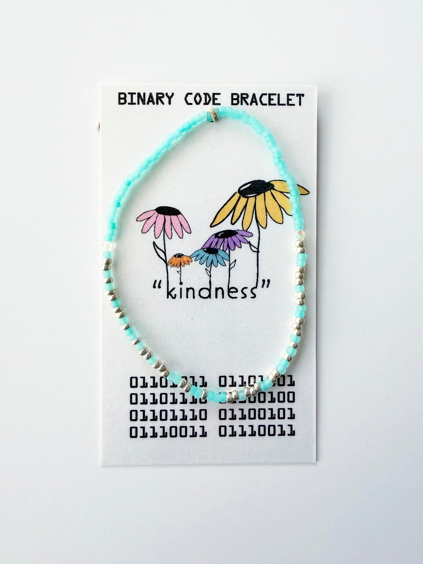 "kindness" Binary Code Bracelet