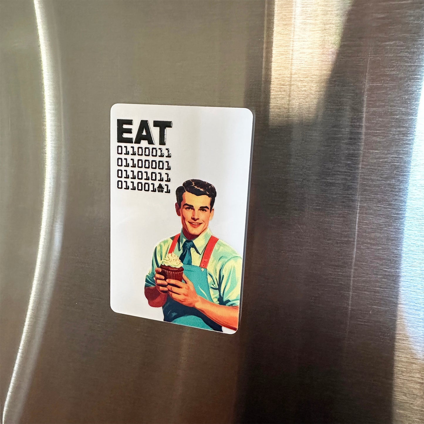 Tappable Interactive Binary Code Magnet