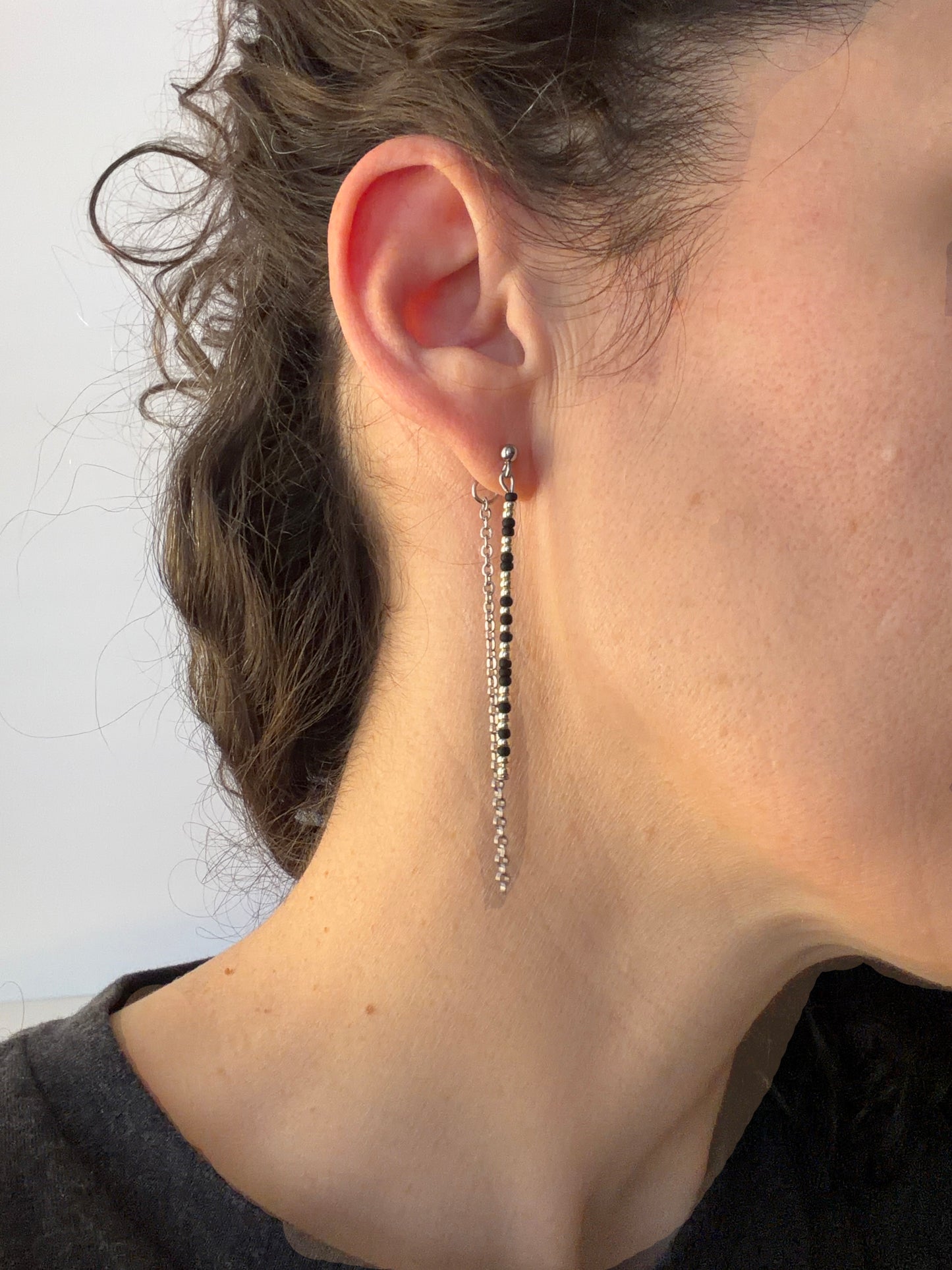 Binary Code F-Bomb Earring Set