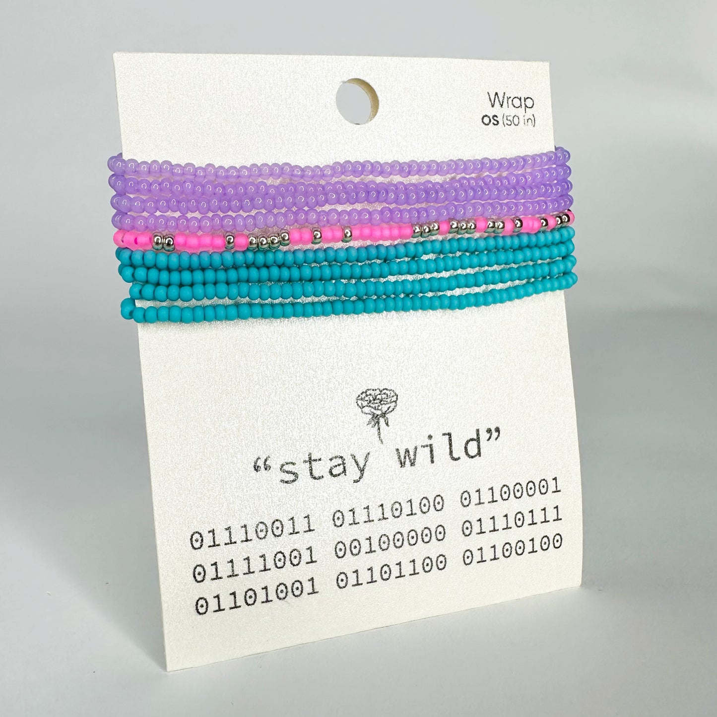 "stay wild" UpCode Necklace / Bracelet Wrap